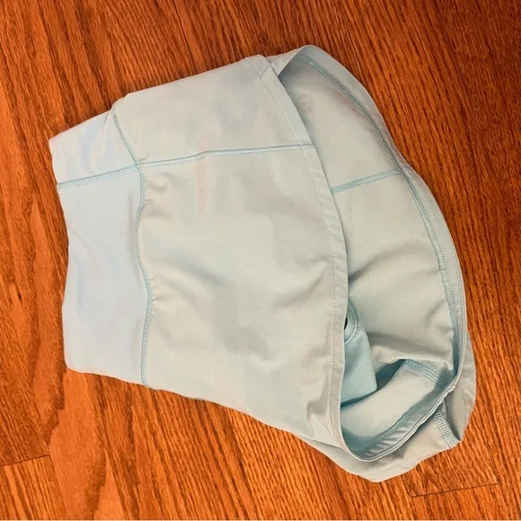 Lululemon low rise cyan blue 2.5” speed ups - Picture 2 of 6